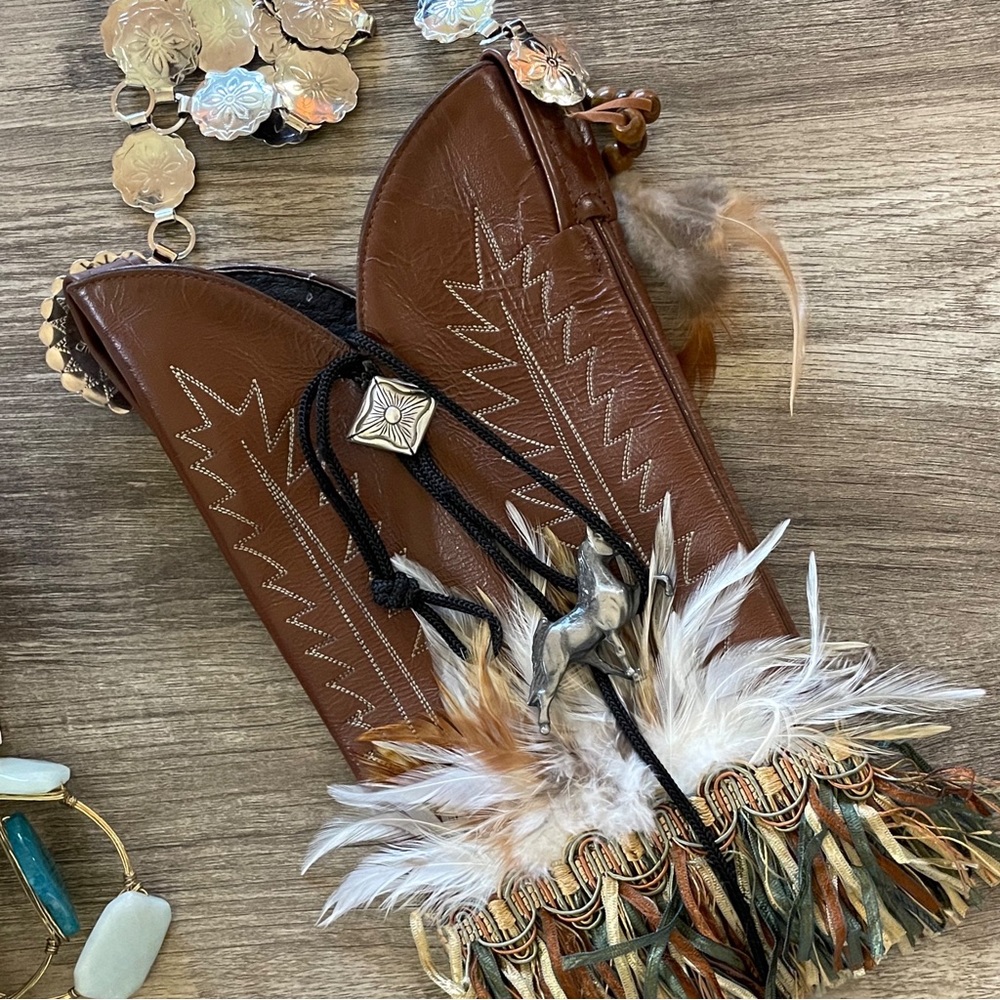 Custom Made By Marge Tony Lama Western Boot Bag